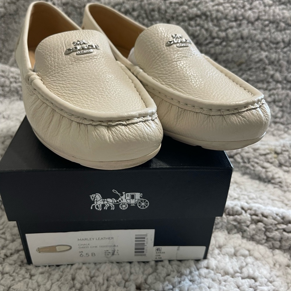 Coach Chalk Marley Leather Footwear